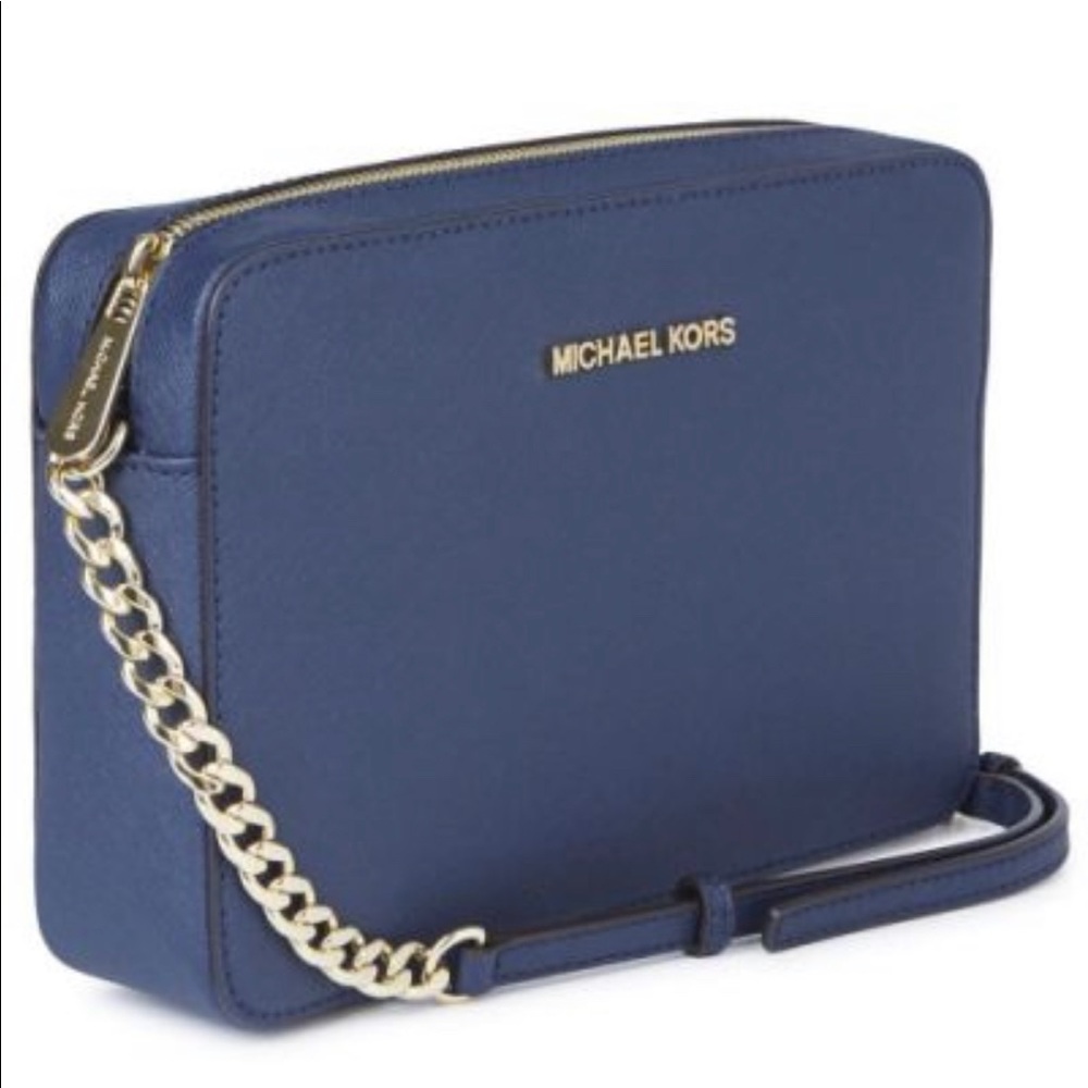 Michael Kors Jet Set Crossbody - Navy
